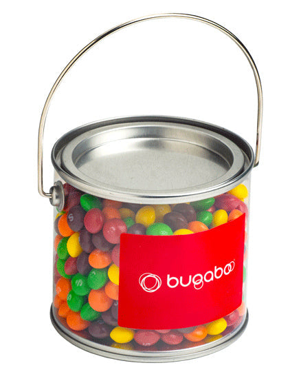 Medium PVC Bucket filled with Skittles 400g - Simply Merchandise