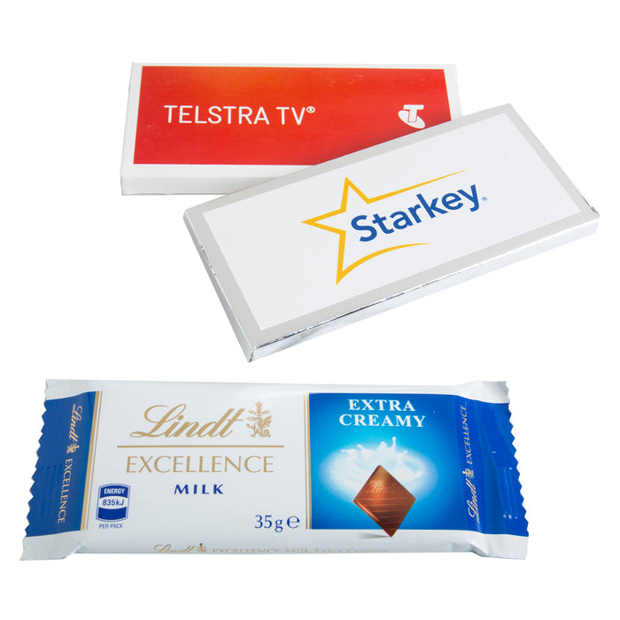 Lindt Bar 35g  with Bigger Sticker - Simply Merchandise