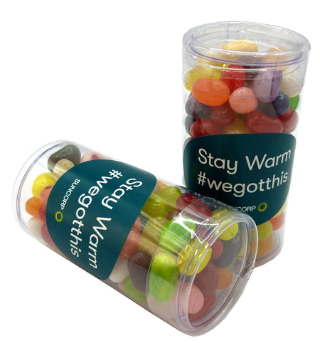 Pet Tube with JELLY BELLY Jelly Beans 100g - Simply Merchandise