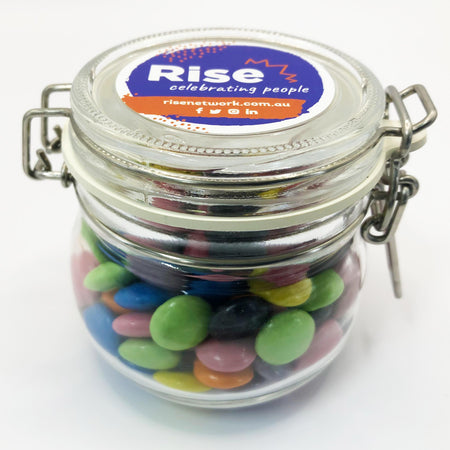 Small Canister with Choc Beans - Simply Merchandise