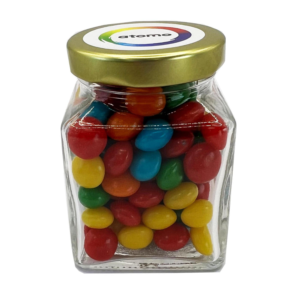 Small Glass Jar with Chewy Fruit 100g - Simply Merchandise