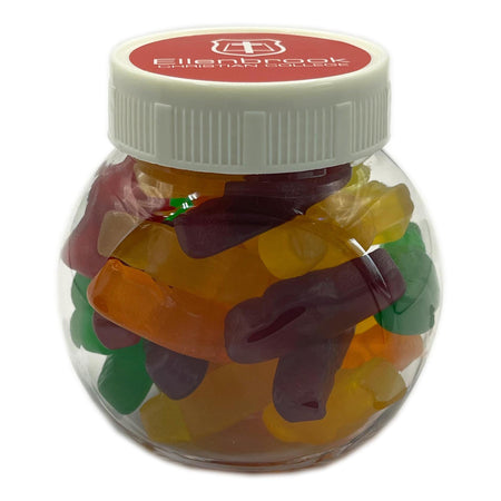 Plastic Jar filled with Jelly Babies 135g - Simply Merchandise