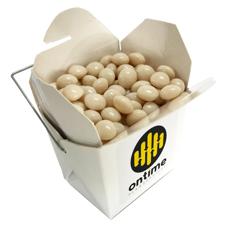 White Cardboard Noodle Box with Mints 100g - Simply Merchandise