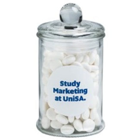 Small Apothecary Jar with Chewy Mints 115g - Simply Merchandise