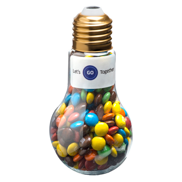 Light Bulb with M&Ms 100g - Simply Merchandise