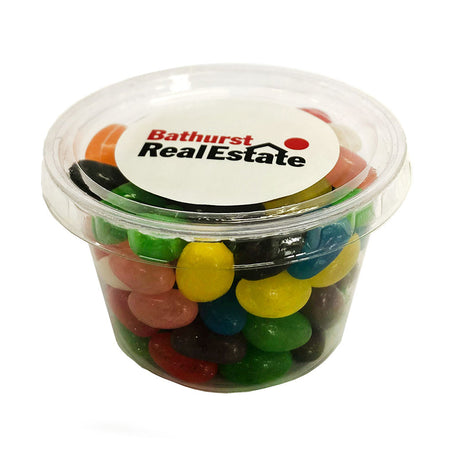 Tub filled with Jelly Beans 100g - Simply Merchandise