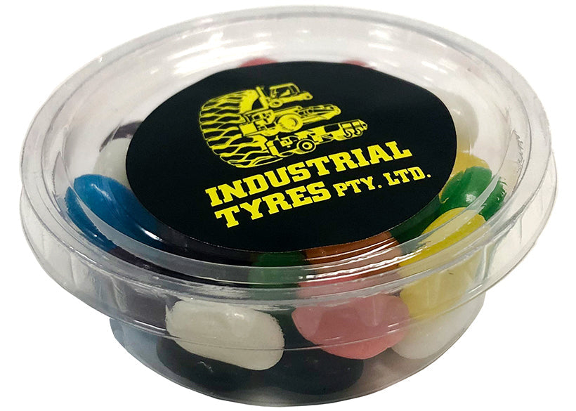 Tub filled with Jelly Beans 50g - Simply Merchandise