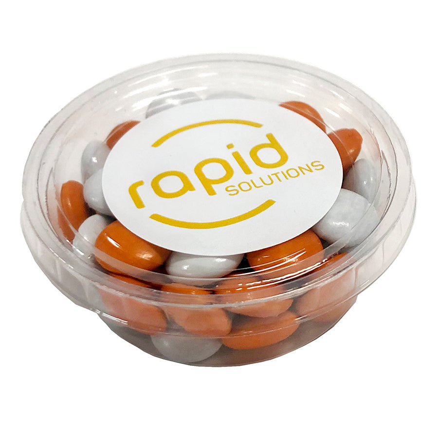 Tub filled with Choc Beans 50g - Simply Merchandise