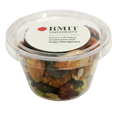 Tub filled with Premium Trail Mix 70g - Simply Merchandise