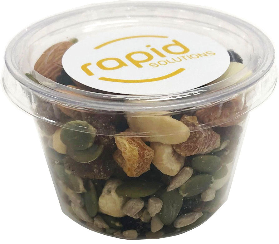 Tub filled with Yoghurt Trail Mix 70g - Simply Merchandise