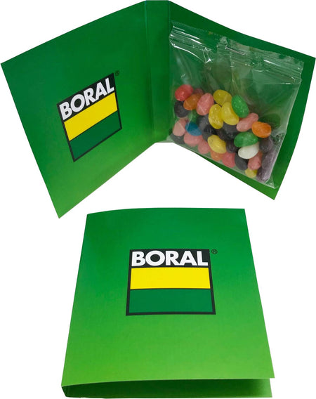 Gift Card with 50g Jelly Bean bag - Simply Merchandise