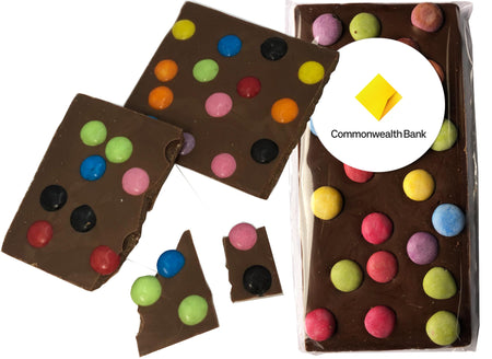 Milk Choc Bar with Sticker - Simply Merchandise