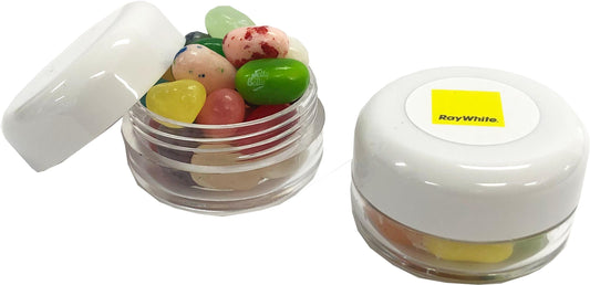 Small Screw Cap Jar with JELLY BELLY Jelly Beans - Simply Merchandise