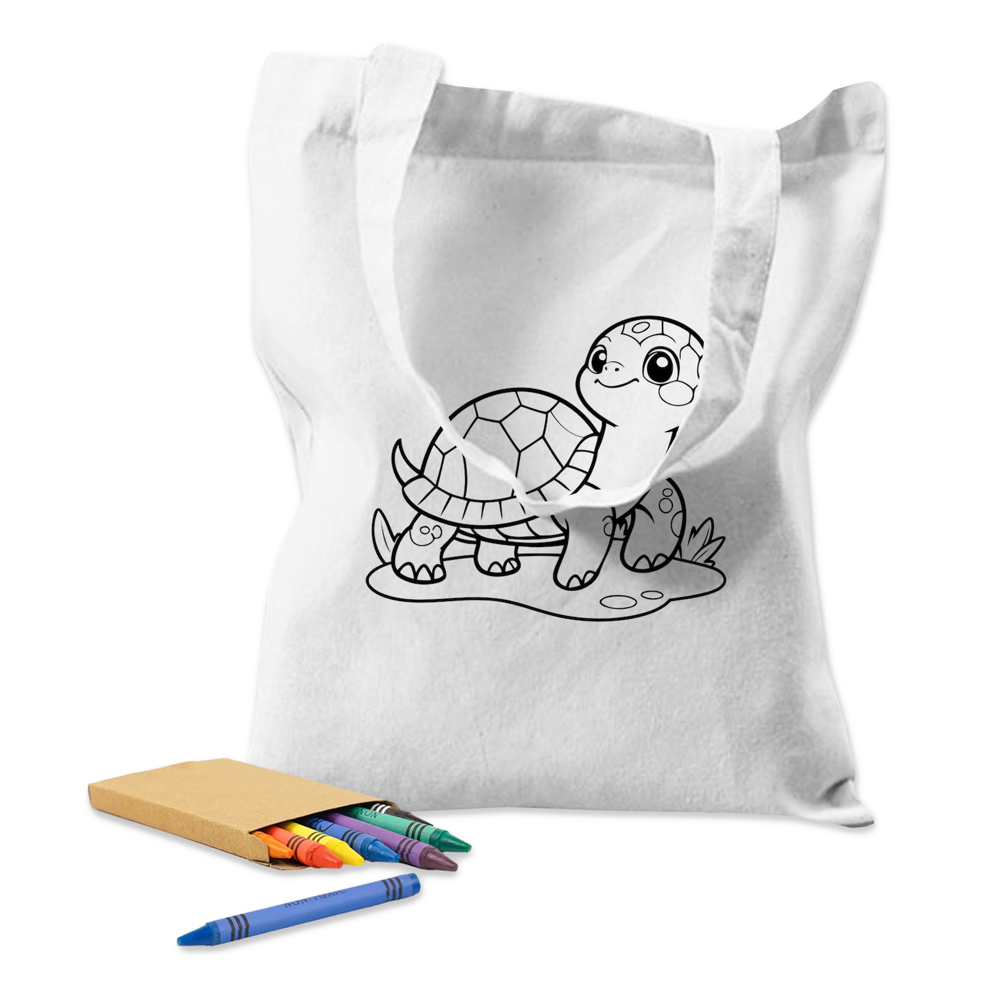 Colouring White Calico Bag No Gusset - Simply Merchandise
