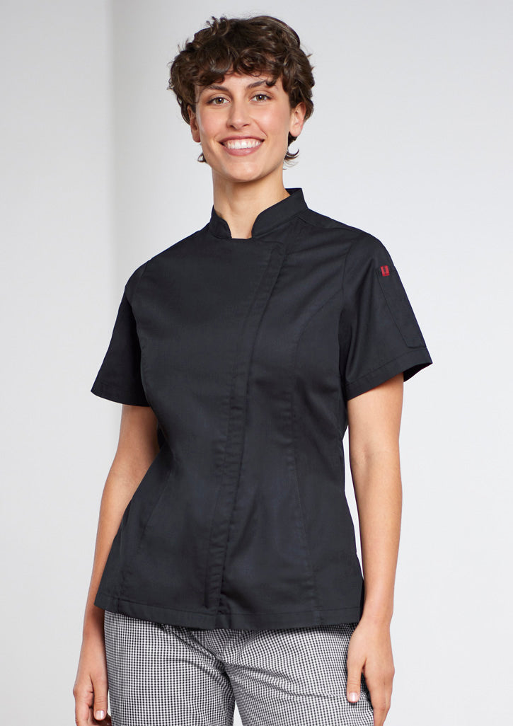 Womens Alfresco Short Sleeve Chef Jacket