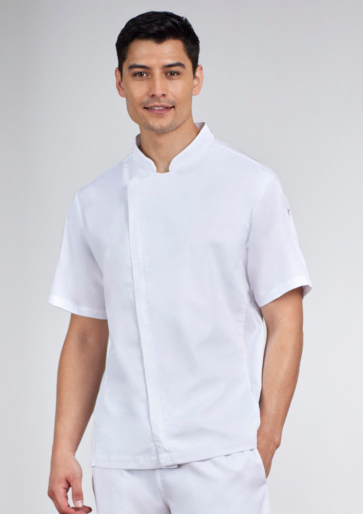 Mens Alfresco Short Sleeve Chef Jacket