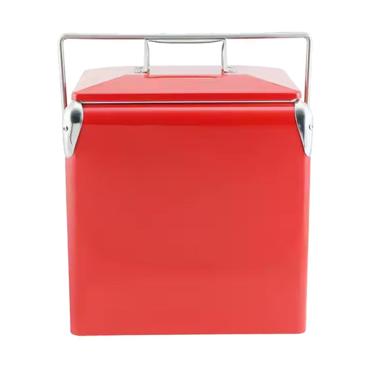 Retro Metal Ice Cooler Box 13L - Simply Merchandise