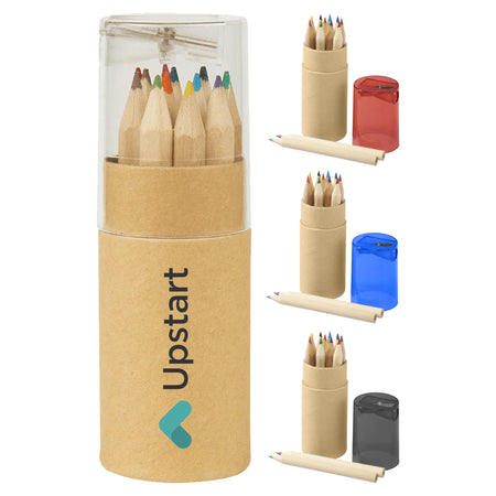 2in1 Colour Pencil Tube - Simply Merchandise