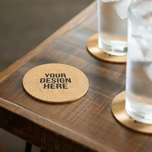 Vineyards Cork Coaster-Round - Simply Merchandise