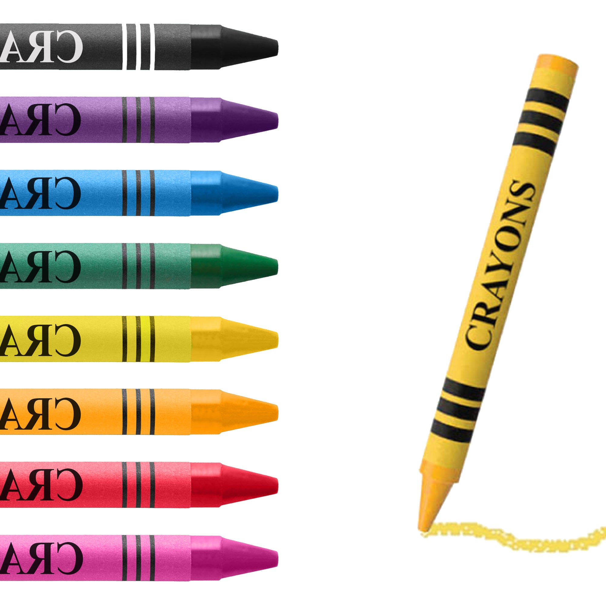 Vincent 8CT Crayon Set with custom branded logo - Simply Merchandise