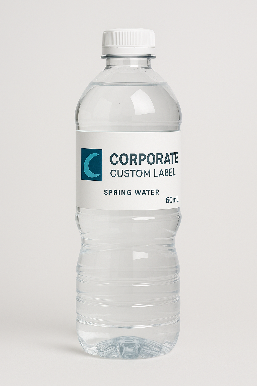 600ml Spring Water with Custom Printed Label - Simply Merchandise