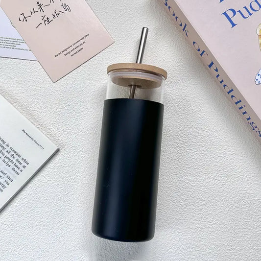 Vanisa Glass Drink Bottle with Sleeve - Simply Merchandise