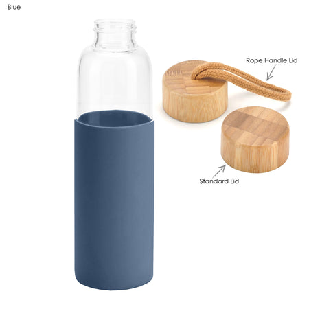 Honya Glass Drink Bottle with Sleeve - Simply Merchandise