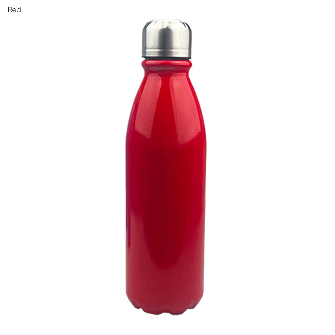 Komo Shiny Aluminium Drink Bottle Single Wall - Simply Merchandise