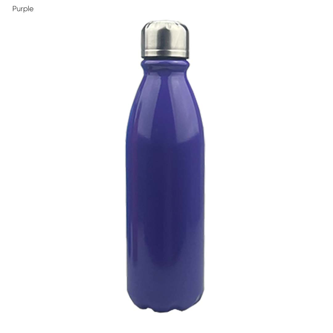 Komo Shiny Aluminium Drink Bottle Single Wall - Simply Merchandise