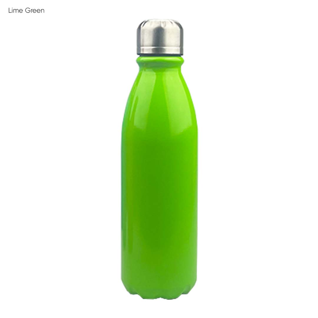 Komo Shiny Aluminium Drink Bottle Single Wall - Simply Merchandise