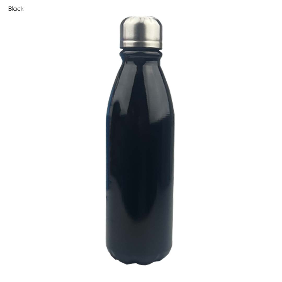 Komo Shiny Aluminium Drink Bottle Single Wall - Simply Merchandise