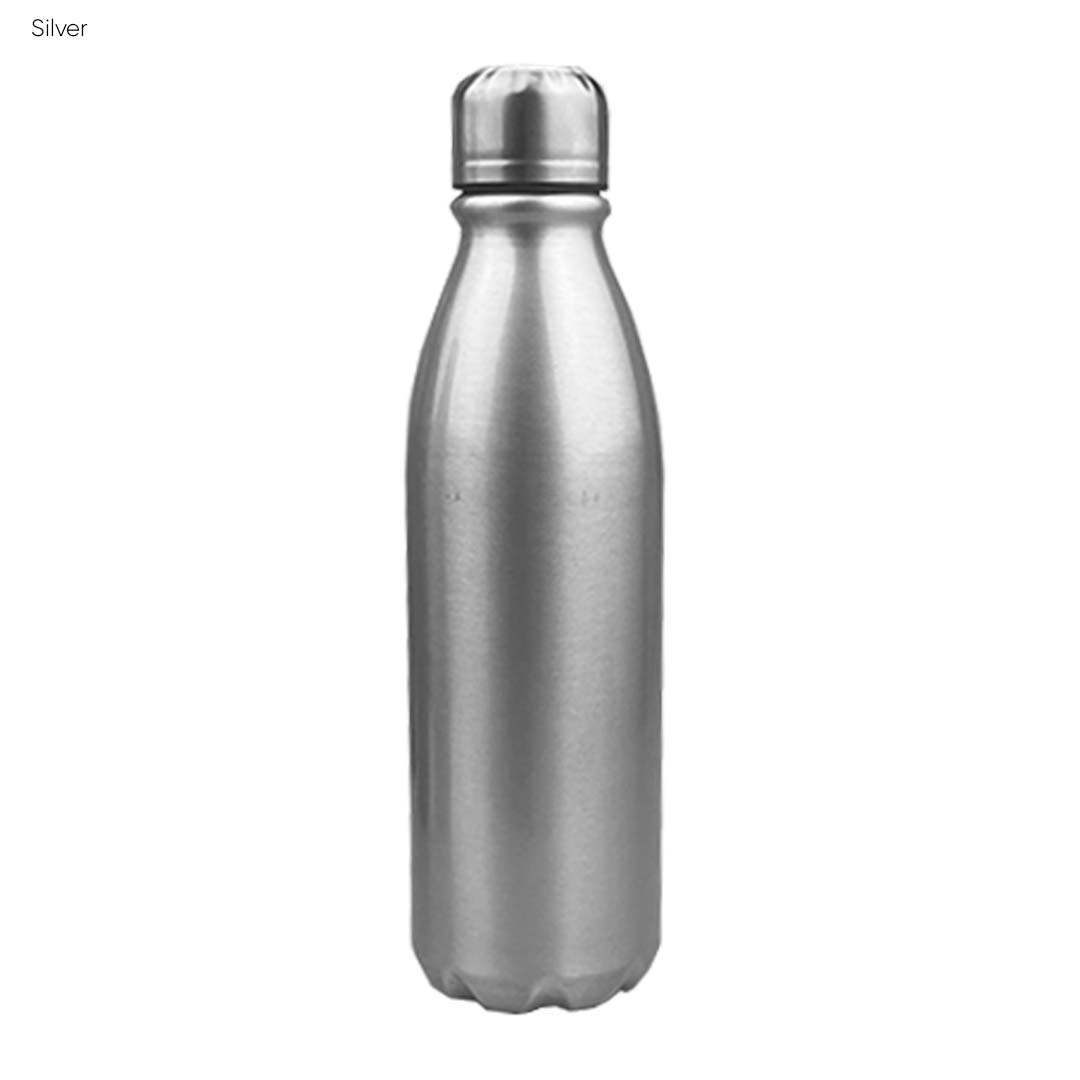 Komo Shiny Aluminium Drink Bottle Single Wall - Simply Merchandise