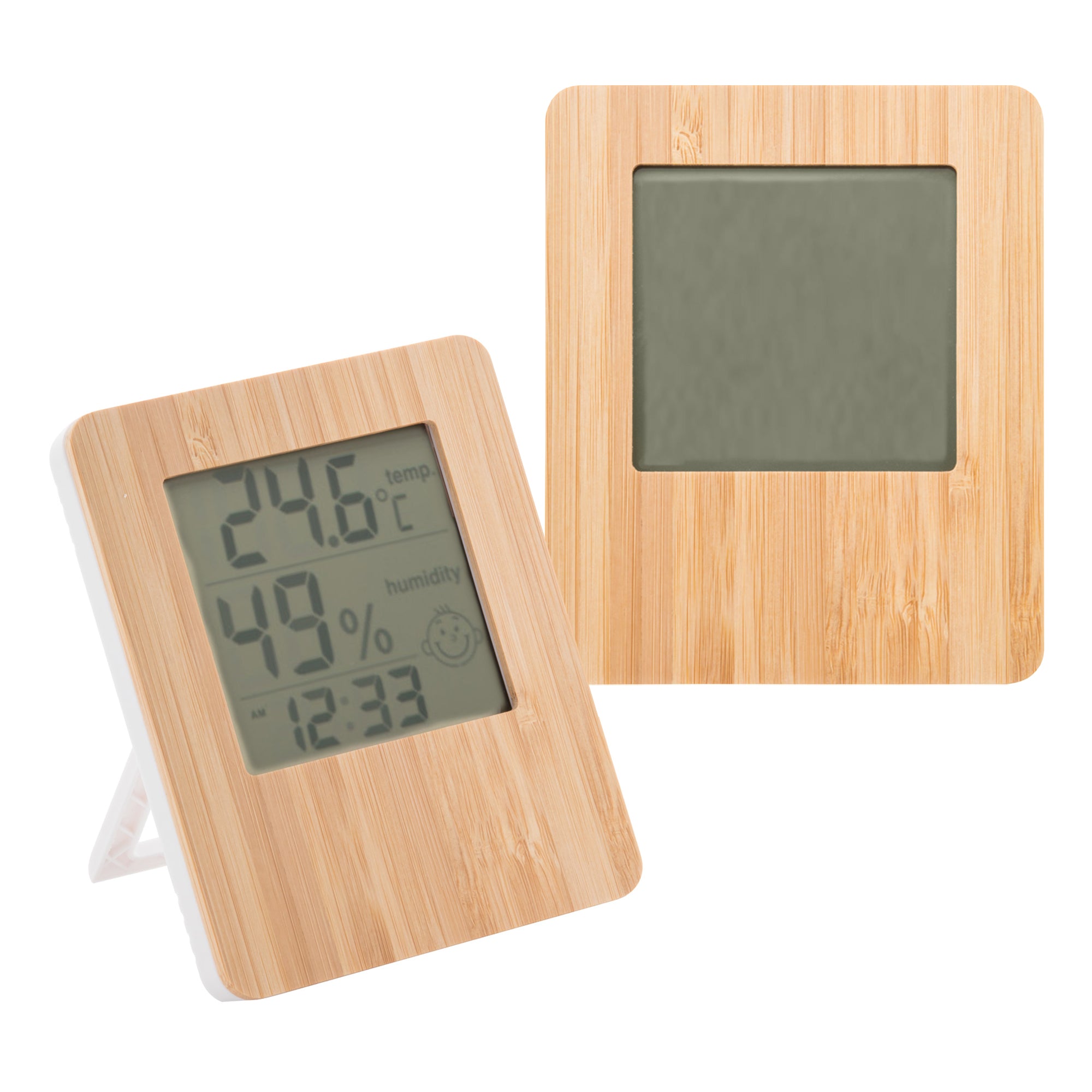 Bamboo Desk Clock - Simply Merchandise
