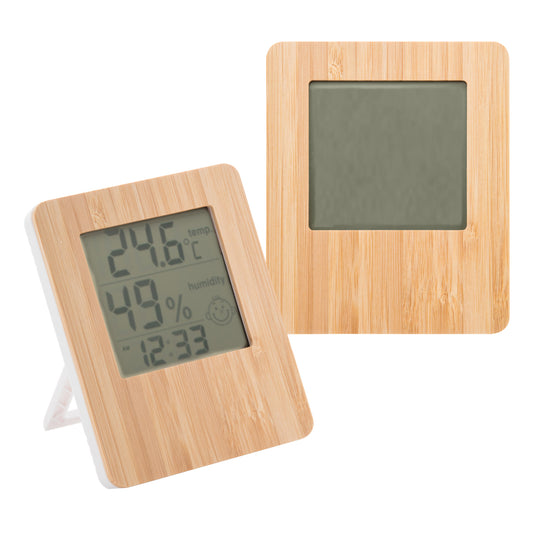 Bamboo Desk Clock - Simply Merchandise