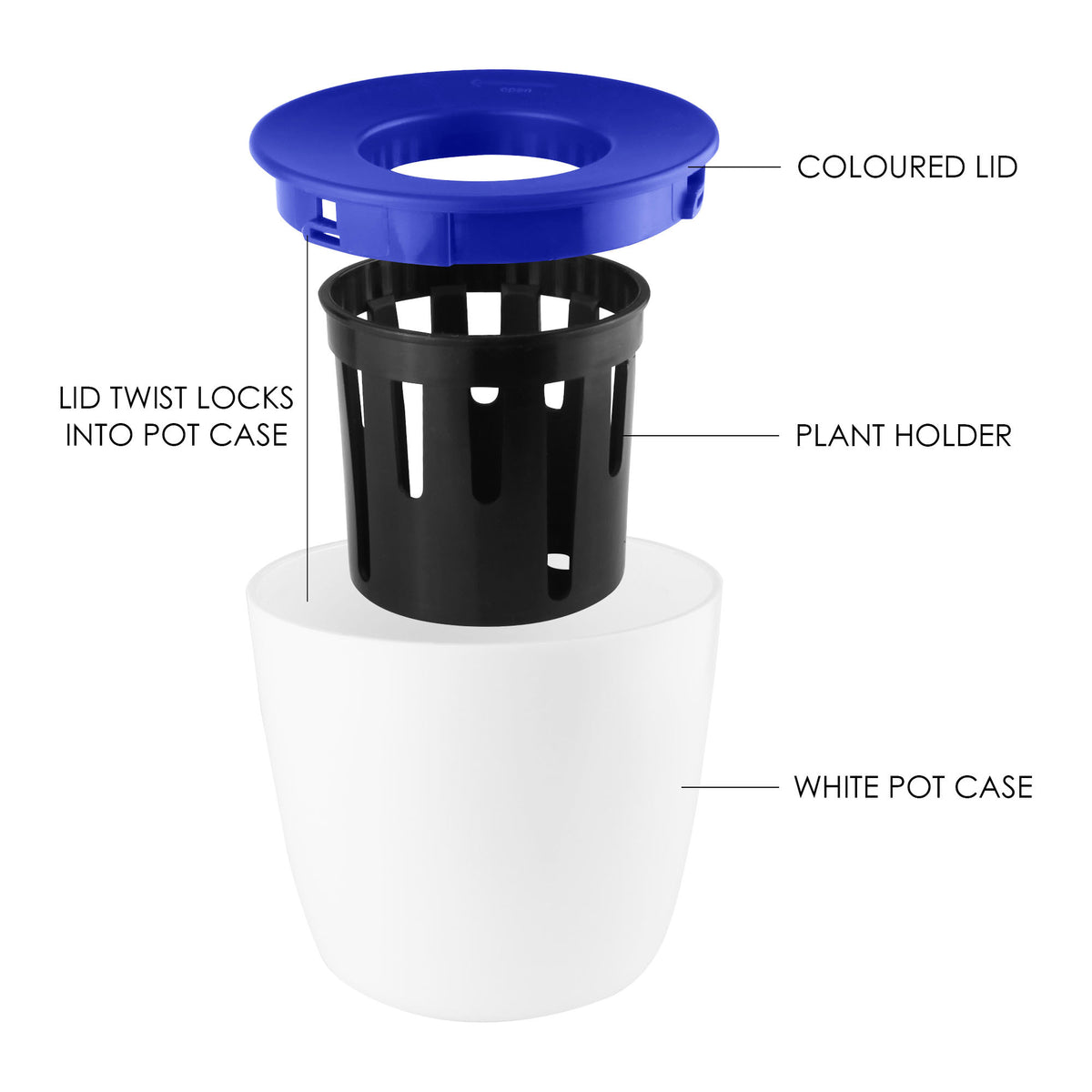 Mini Desk Plant Pot with custom branded logo - Simply Merchandise