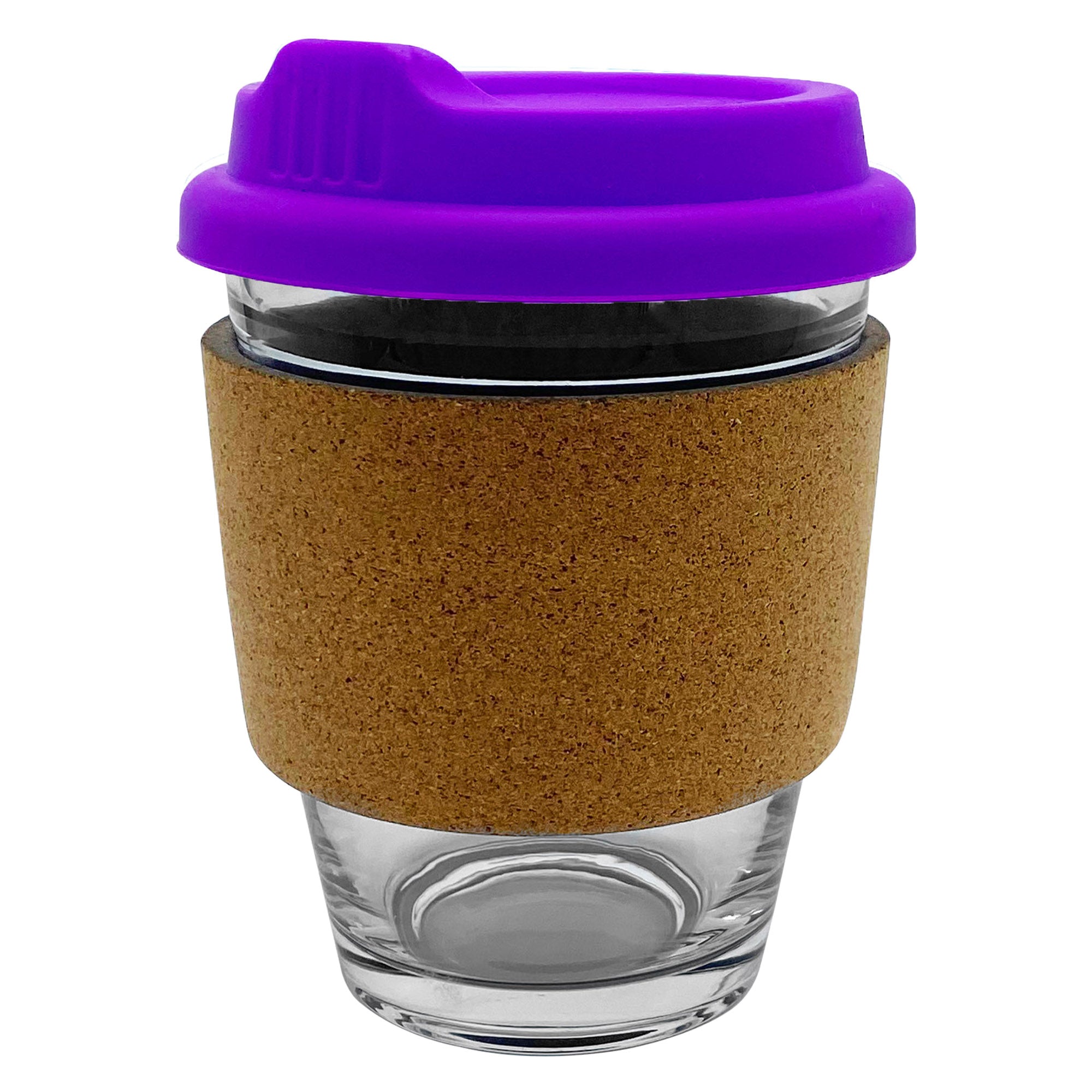 Carlo Glass Coffee Cup - Cork - Simply Merchandise