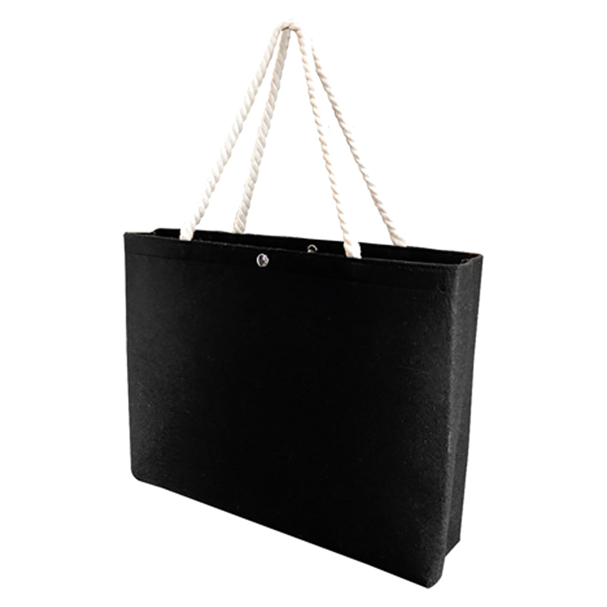 Genova Felt Shopper with custom branded logo - Simply Merchandise