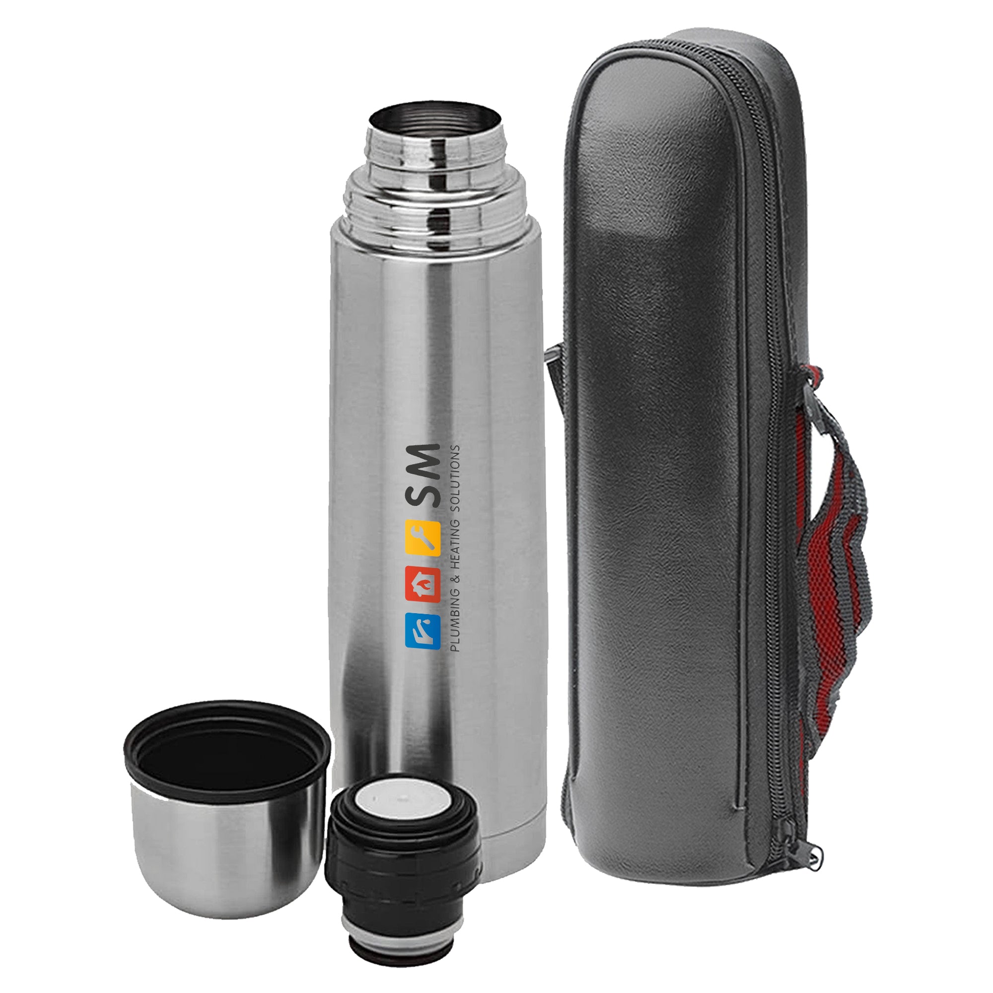 Bullet Flask Silver 500ml - Simply Merchandise