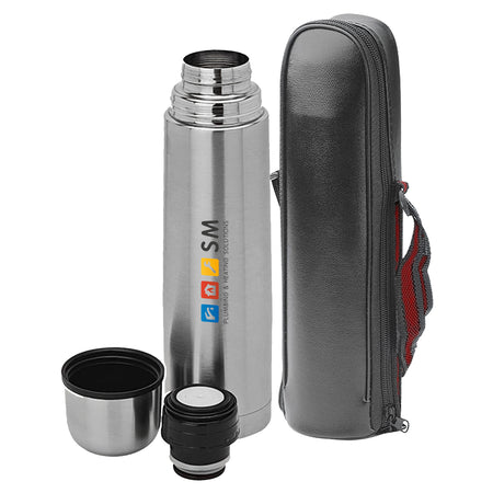 Bullet Flask Silver 500ml - Simply Merchandise