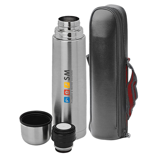 Bullet Flask Silver 500ml - Simply Merchandise
