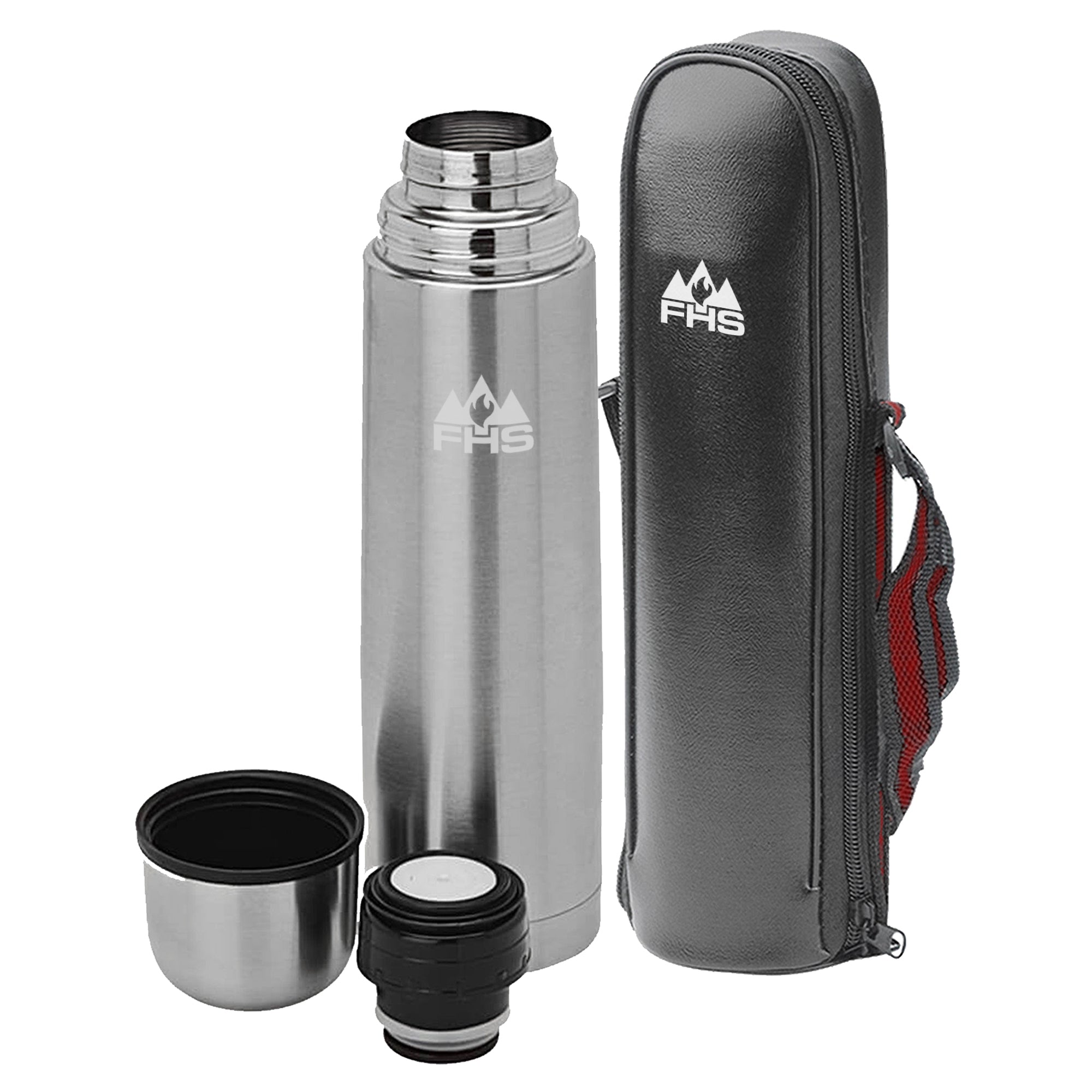 Bullet Flask Silver 750ml - Simply Merchandise