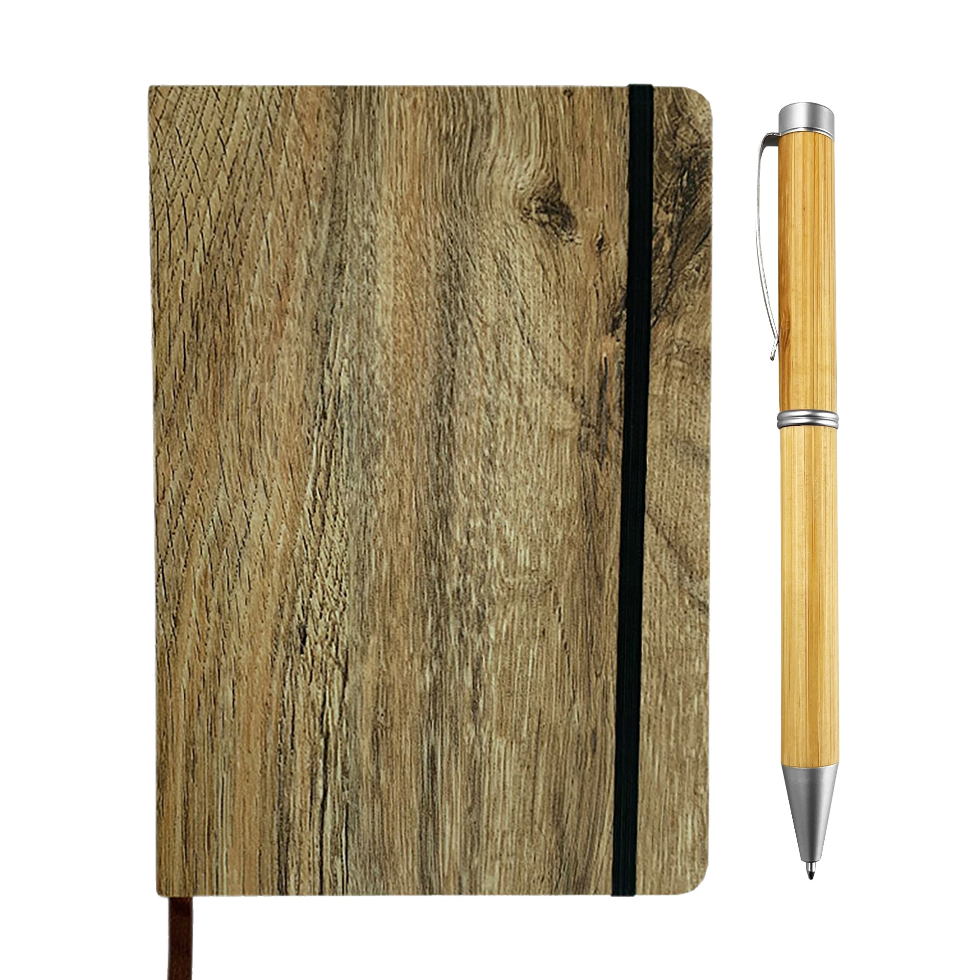 Wood Look Notebook and Pen Gift Set - Simply Merchandise