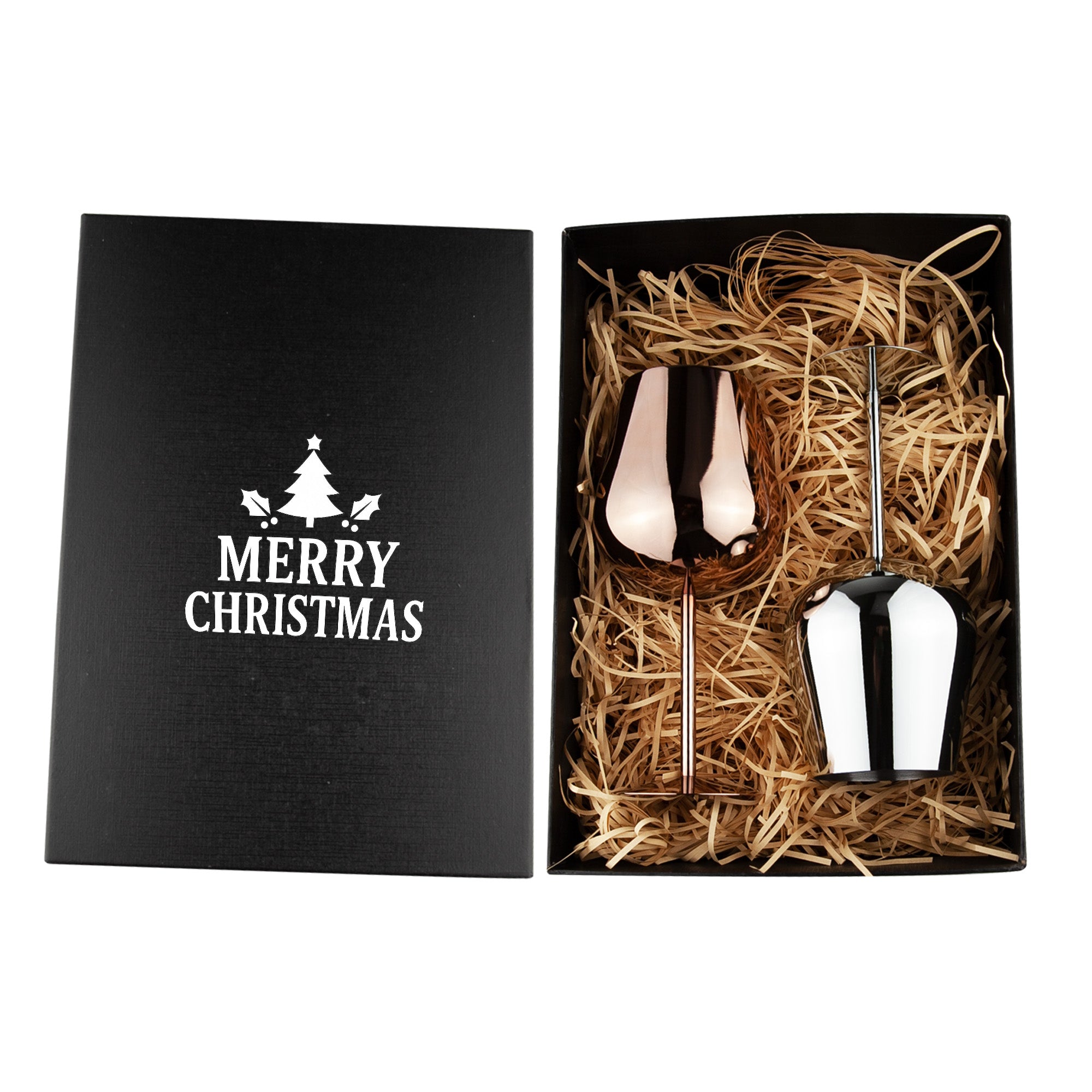 Bula Vinaka Stainless Steel Wine Glass Gift Set - Simply Merchandise