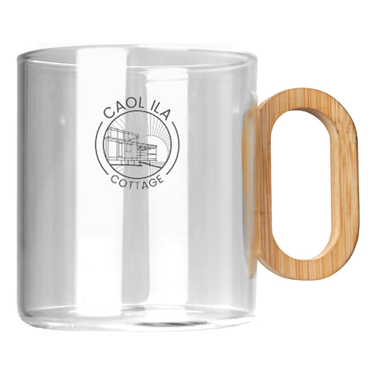 Cottage Glass Coffee Cup - Simply Merchandise