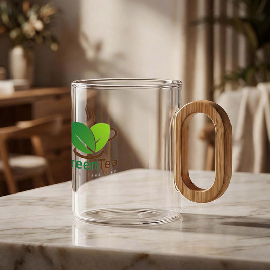 Cottage Glass Coffee Cup - Simply Merchandise