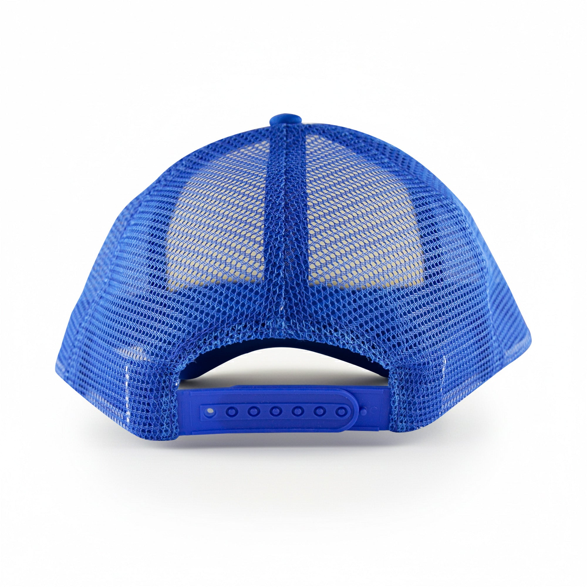 White Front 5 Panel Trucker Mesh Cap - Simply Merchandise