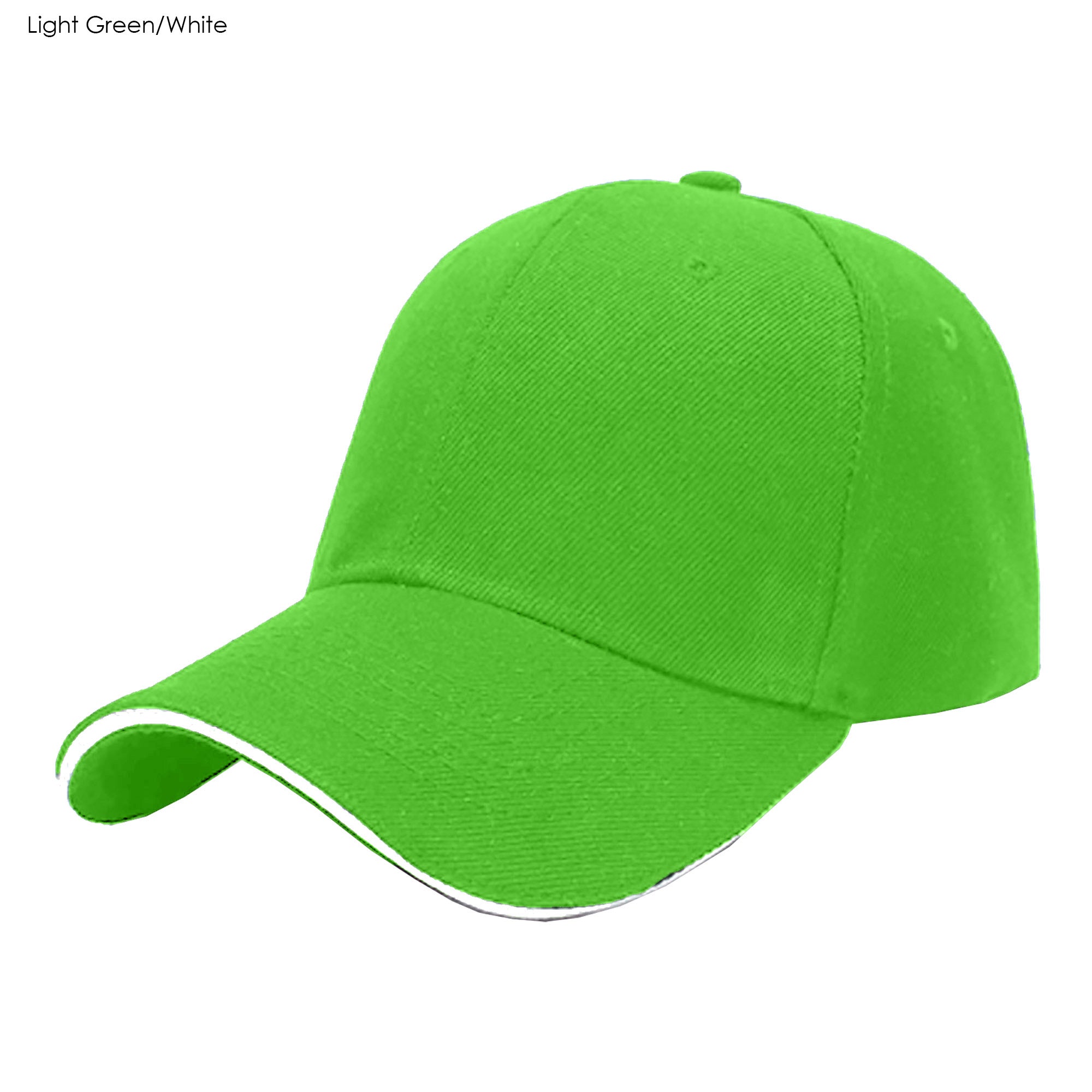 Const 6 Panel Cotton Sandwich Cap - Simply Merchandise