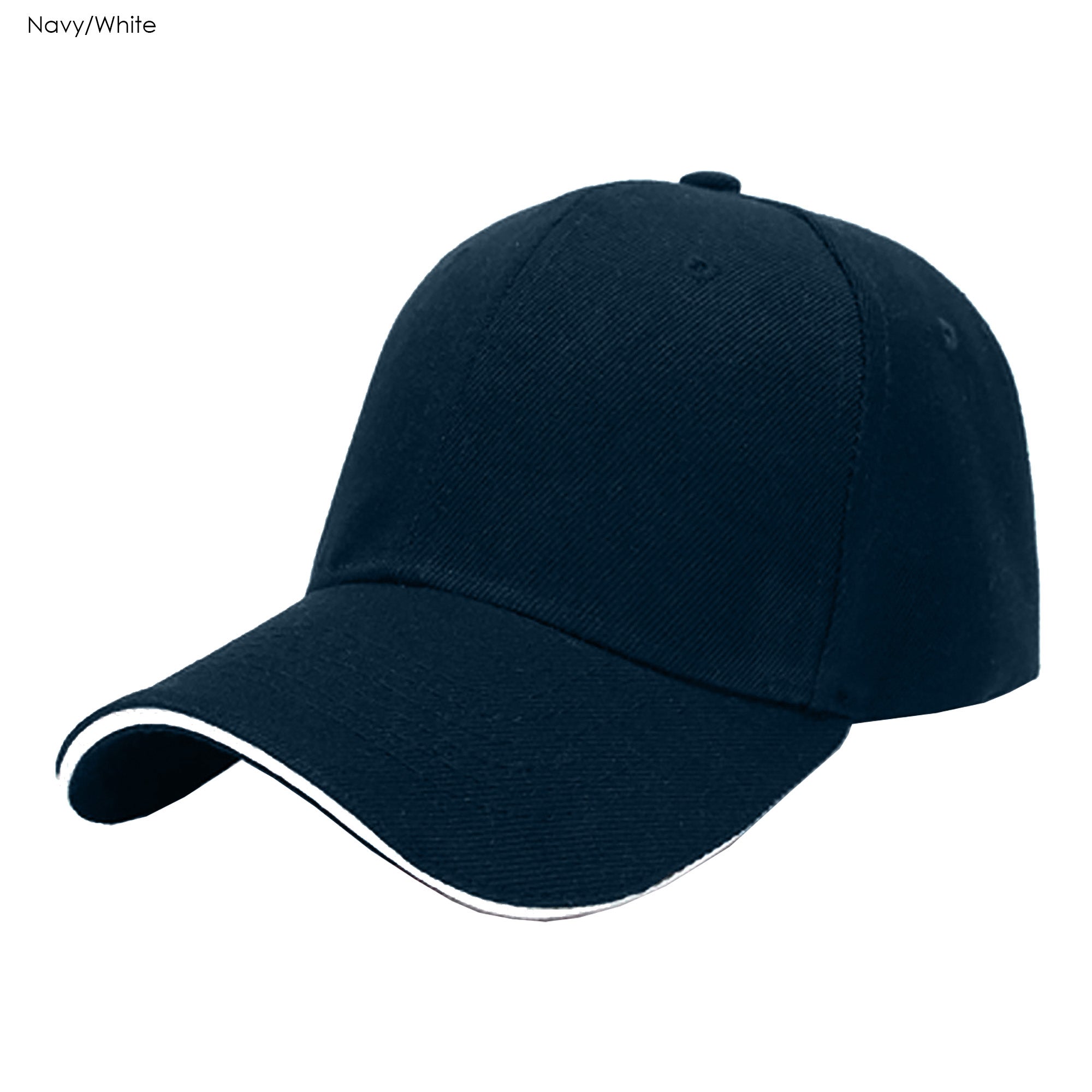 Const 6 Panel Cotton Sandwich Cap - Simply Merchandise