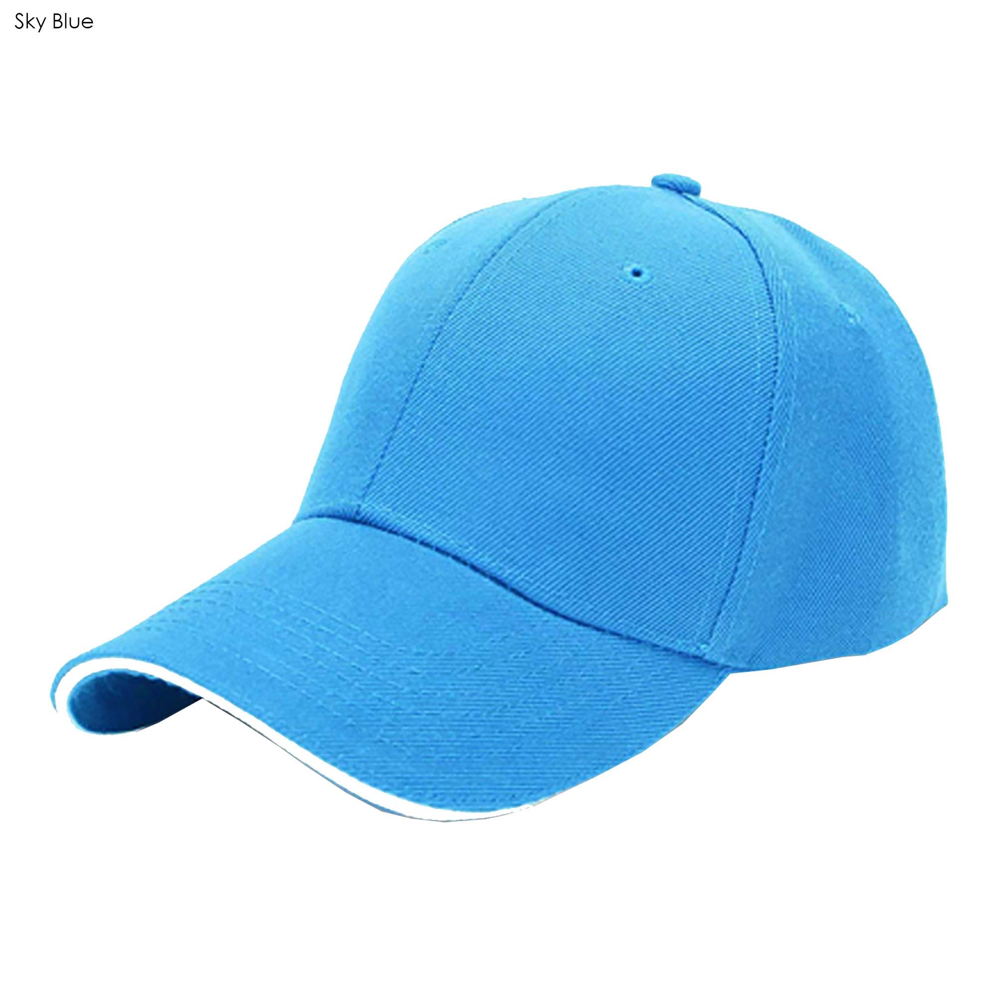 Const 6 Panel Cotton Sandwich Cap - Simply Merchandise