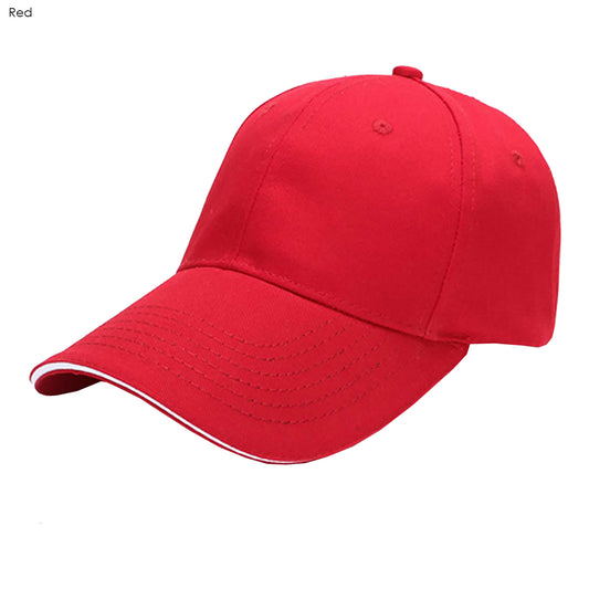 Const 6 Panel Cotton Sandwich Cap - Simply Merchandise